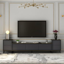 Hanah Home Mueble de TV Antracita